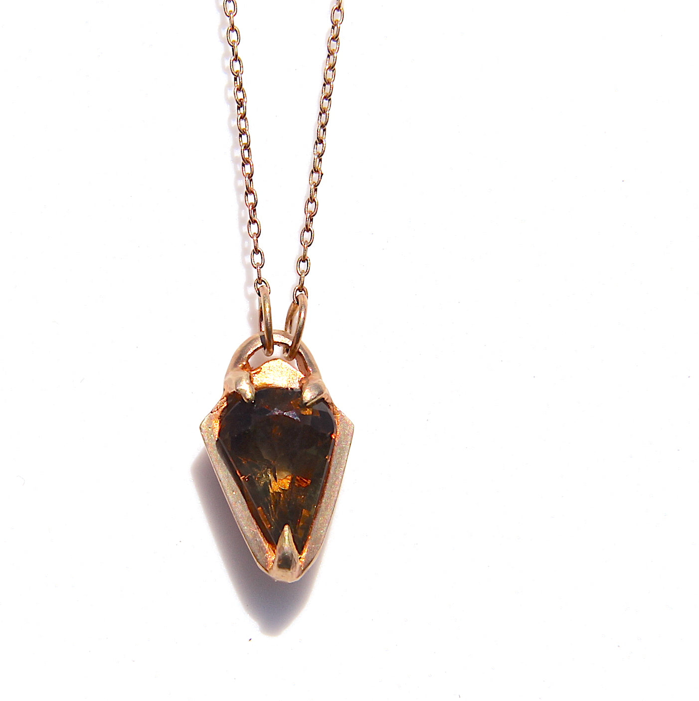 Tourmaline pendant necklace