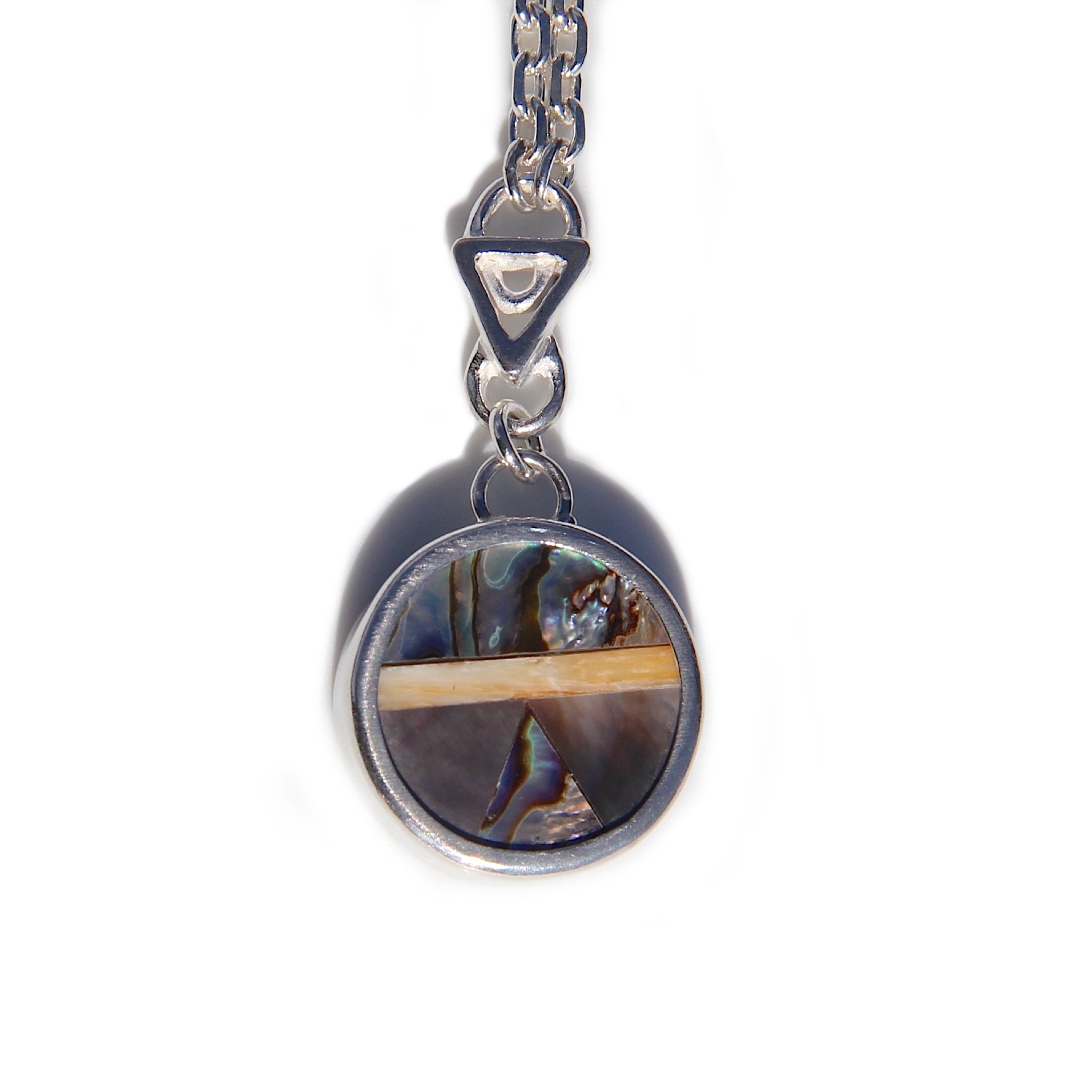 Mother of Pearl & Abalone pendant necklace