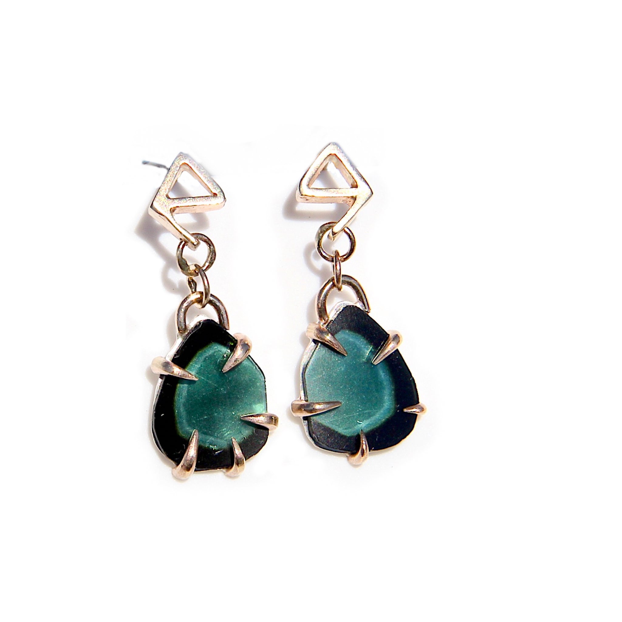 Green Tourmaline Earrings