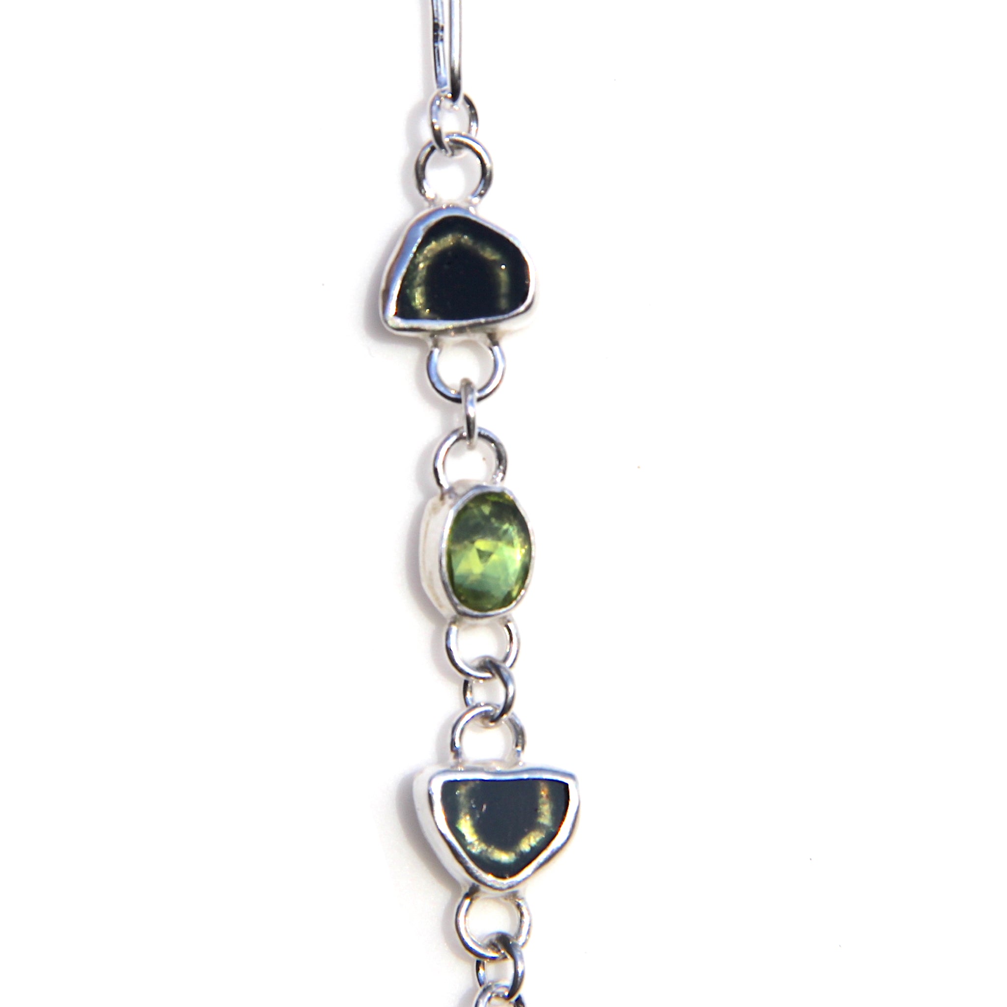 Green Tourmaline + Peridot Bracelet