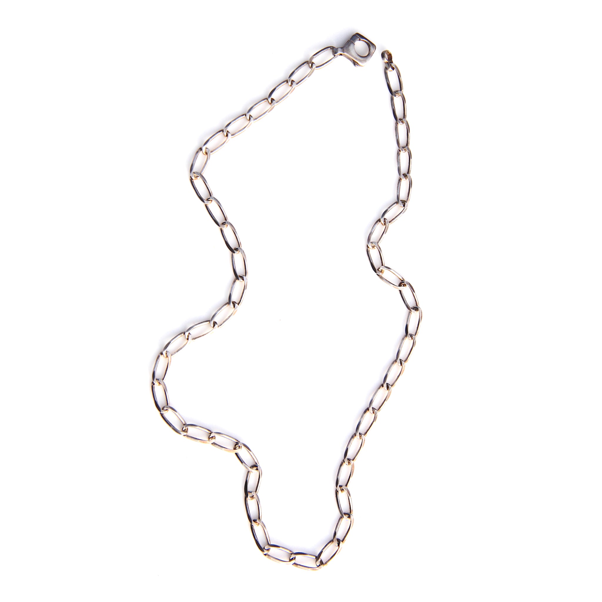 Flat Link Chain Necklace